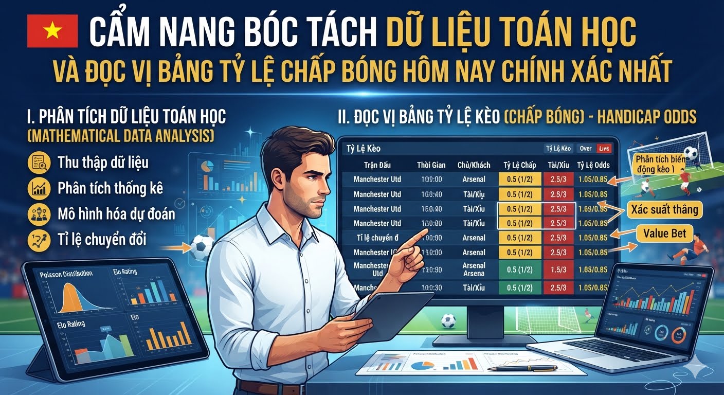 tỷ lệ chấp bóng hôm nay